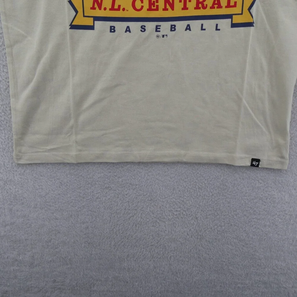 St Louis Cardinals Tank Top Men Medium Relaxed Beige '47 Brand 100% Cotton Shirt